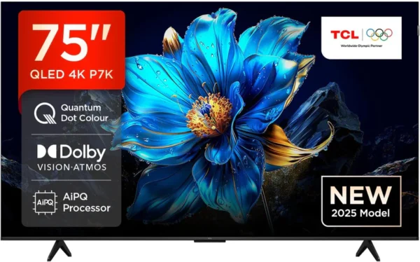 TCL 75″ QLED 4K Google TV – Model 75P7K