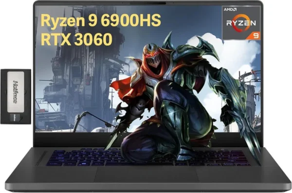 ASUS ROG Zephyrus 15.6" WQHD 165Hz Gaming Laptop – AMD Ryzen 9 6900HS – NVIDIA GeForce RTX 3060 – 16GB DDR5 – 512GB SSD – Windows 11 Home – RGB Backlit Keyboard – Gray – 256GB Docking Station Bundle - Image 6
