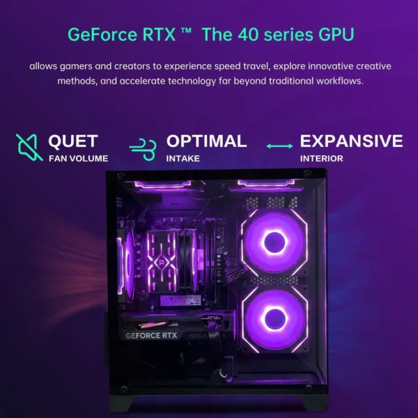 AOACE Gaming PC Desktop Intel Core i5 14400F RTX 4060 32GB RAM 1TB NVMe SSD - Image 6
