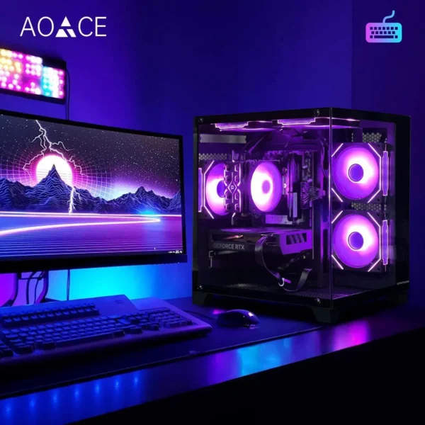 AOACE Gaming PC Desktop Intel Core i5 14400F RTX 4060 32GB RAM 1TB NVMe SSD - Image 5