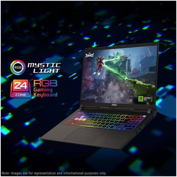MSI Vector 16 HX AI Gaming Laptop Intel Ultra 7 255HX Nvidia GeForce RTX 5070 Ti 32GB DDR5 RAM 1TB PCIe SSD 16" FHD+ 144Hz Display Windows 11 Pro Cosmo Gray - Image 6