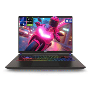 MSI Vector 16 HX AI Gaming Laptop Intel Ultra 7 RTX 5070 Ti